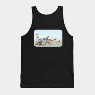 Country Girl. Walking the Sighthounds 2 Tank Top